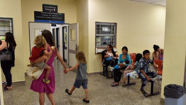 Sala de espera en un establecimiento de Salud.