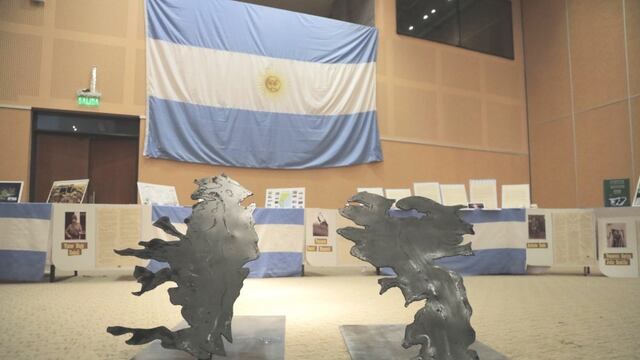 La muestra Malvinas, retrato de un sentimiento, estará en el Centro de Congresos de San Rafael hasta el martes 25.