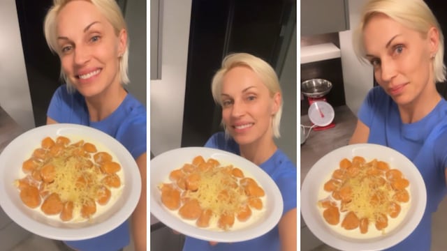 Los ñoquis de batata de Ingrid Grudke.