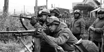 Los soldados argentinos en las Islas Malvinas, en plena guerra.