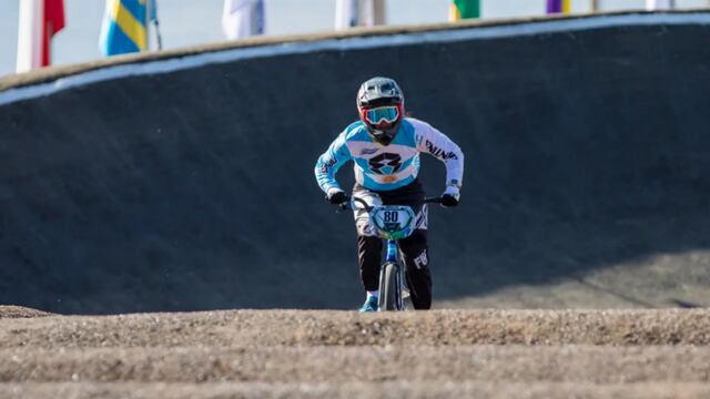 Mariana Díaz ya pasó por la pista del BMX y ahora le toca enfrentarse al velódromo. (Prensa Odesur)