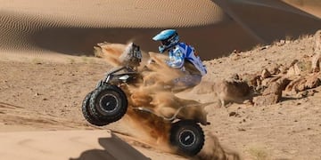 Ganador en 2021, Andújar tuvo complicaciones este domingo en el Dakar 2022.