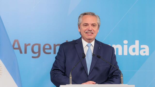 Alberto Fernández habló desde Olivos. (Presidencia)