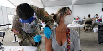 La variante "doble mutante" de coronavirus en Estados Unidos. (AP)