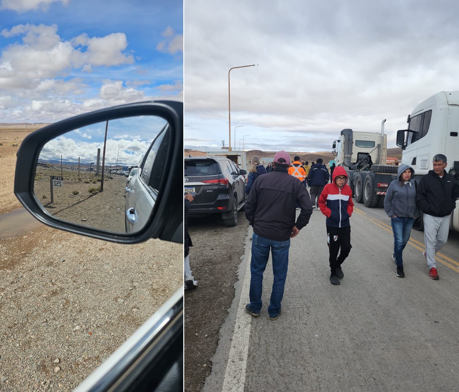 En el lado argentino del paso de Jama se comentaba que la ruta chilena se encontraba transitable. Un informe oficial del país trasandino daba cuenta, por el contrario, que la caída de nieve obligaba a restringir el tránsito.