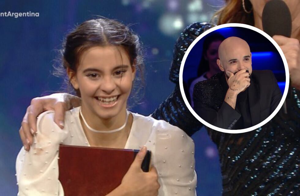 La platense Malena Achinelly pasó de ronda y sorprendió a Abel Pintos en Got Talent: “Me emocionás como si fueras mi hija”