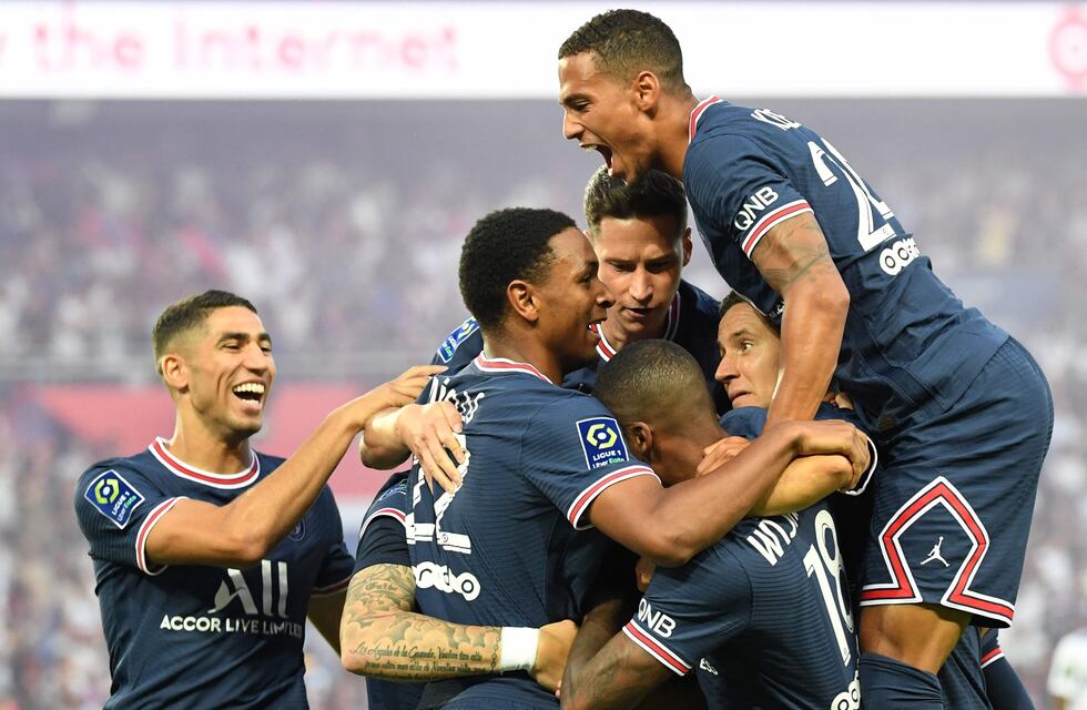 Ligue 1: con un golazo de Di María, PSG le ganó 4-2 al Brest sin Messi ni Neymar