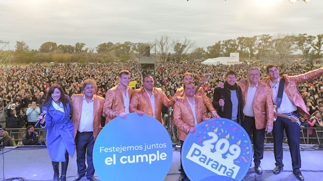 Paraná festejó sus 209 años de vida.