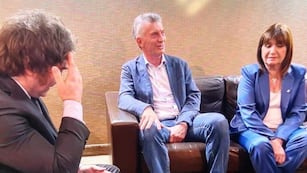 Milei, Macri y Bullrich esta noche.