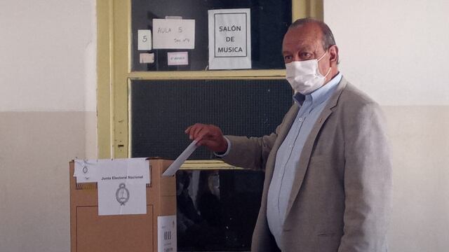 Votó el Intendente Carlos Sánchez