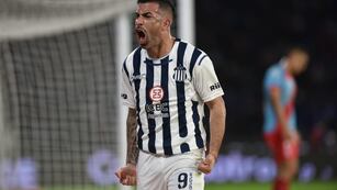 El uruguayo Michael Santos, goleador de Talleres y de la Liga, en el equipo ideal (Facundo Luque / La Voz).