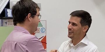 Leonardo Viotti recorrió el Palacio Municipal