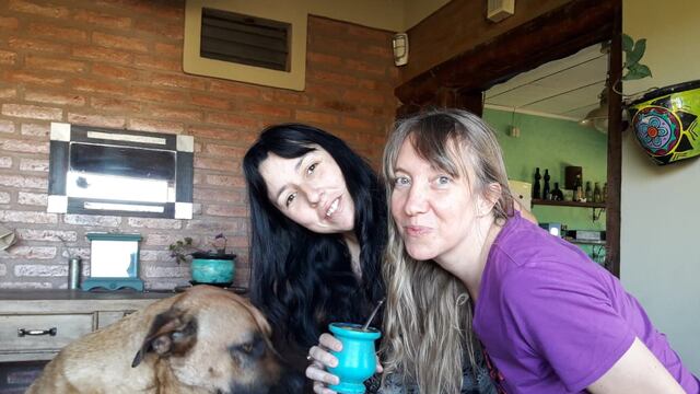 Verónica y Valeria, cuñadas y protagonistas de esta historia de donación de órgano con "donante vivo".