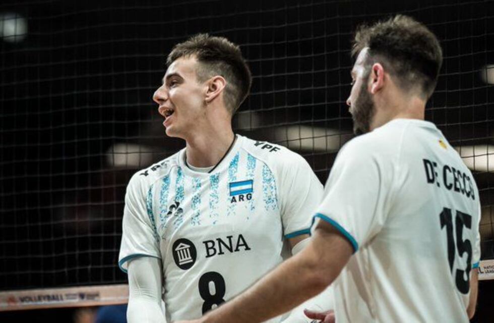 Liga de las Naciones de vóley: con Loser como hombre clave, Argentina se recuperó ante Canadá