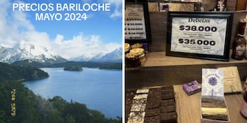 Viajó a Bariloche, mostró lo que gastó en una excursión y en comidas para 2 personas y sorprendió en TikTok.