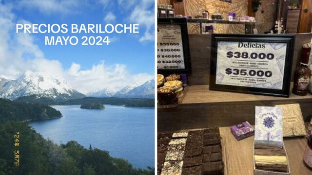 Viajó a Bariloche, mostró lo que gastó en una excursión y en comidas para 2 personas y sorprendió en TikTok.