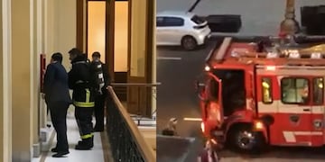 Incendio en la Casa Rosada