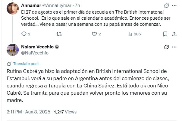 La decisión de Rufina Cabré