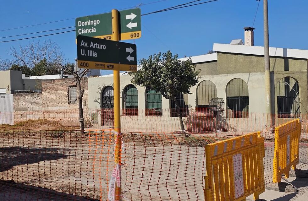 El Municipio lleva adelante la pavimentación de la calle Domingo Ciancia