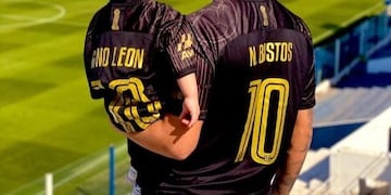 Nahuel Bustos se emocionó por su hijo Gino León, y por el regreso a Talleres (Prensa Talleres).