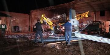 Varios destrozos por inclemencias climáticas en Montecarlo y Colonia Mado.