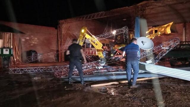 Varios destrozos por inclemencias climáticas en Montecarlo y Colonia Mado.