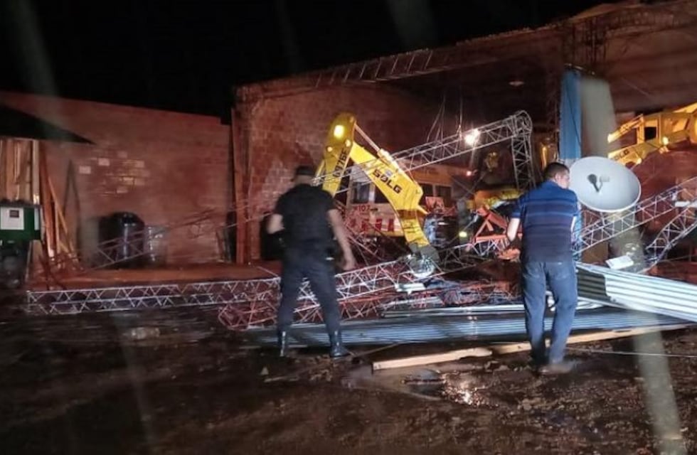 Varios destrozos por inclemencias climáticas en Montecarlo y Colonia Mado
