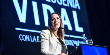 La precandidata a diputada por JxC, María Eugenia Vidal. (Pedro Castillo).