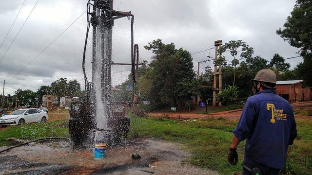 Las perforaciones sirven para paliar la crisis hídrica