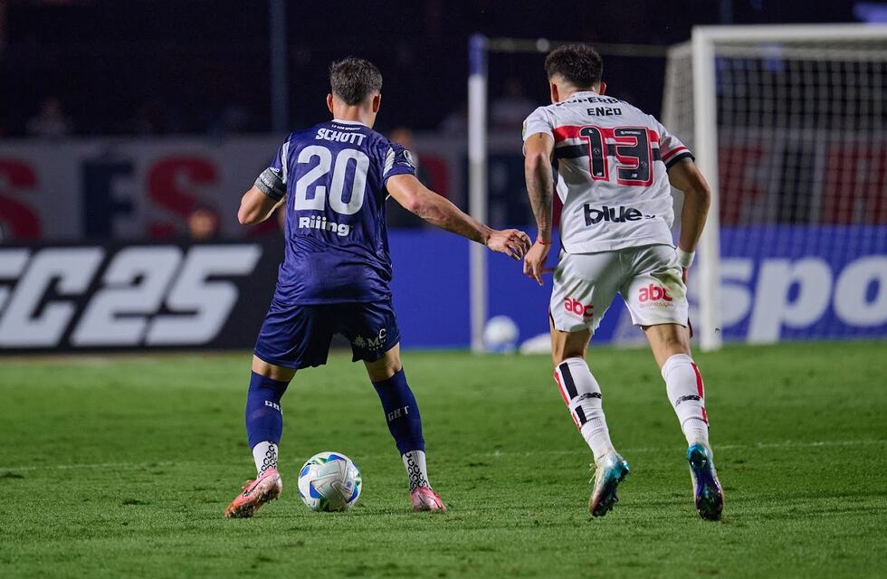 Augusto Schott fue el capitán de Talleres en Sao Paulo por Copa Libertadores