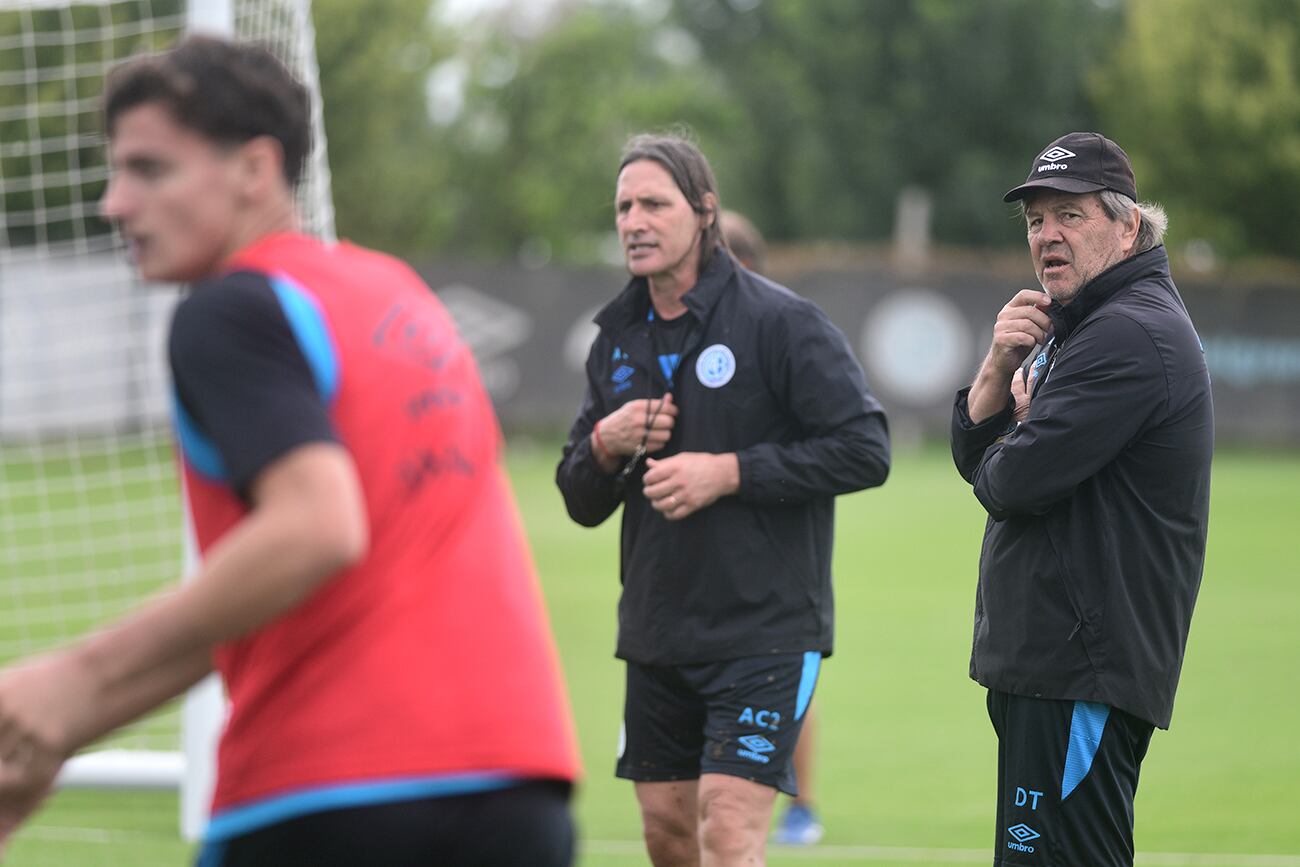 Entrenamiento de Belgrano en el predio de Villa Esquiú. (Ramiro Pereyra / La Voz)