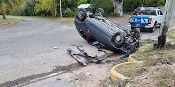 El accidente ocurrió esta mañana.