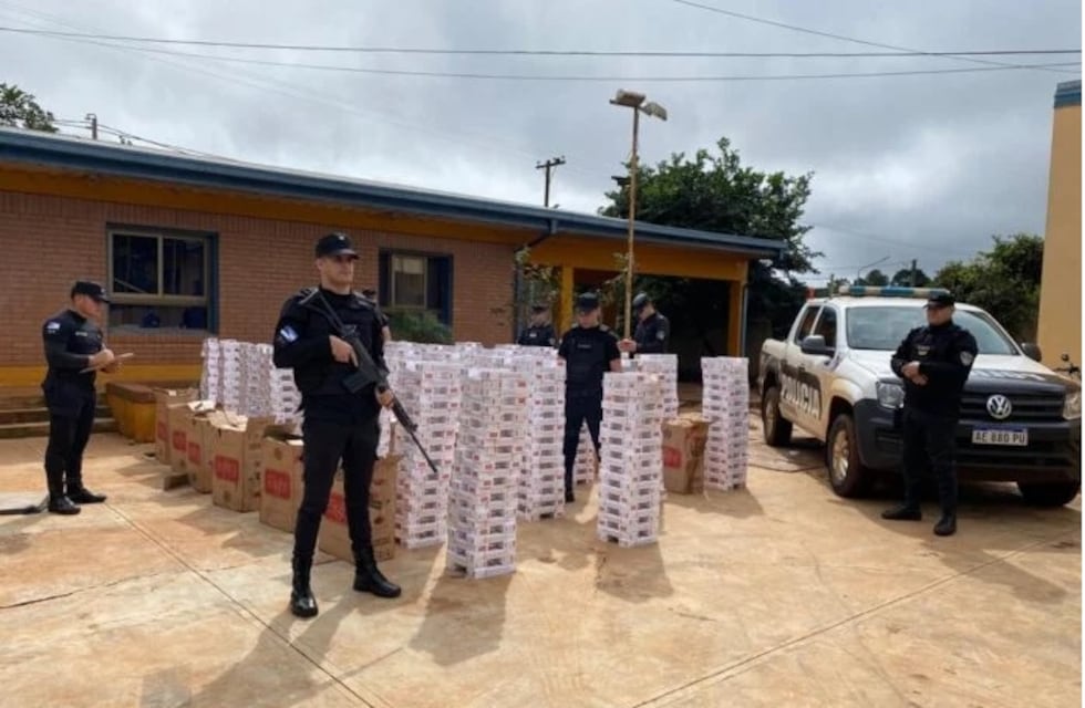 Incautan cigarrillos de contrabando tras un siniestro vial en San Pedro