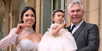 Barby Franco, Fernando Burlando y su hija, Sarah. (Foto: Instagram Barby Franco)