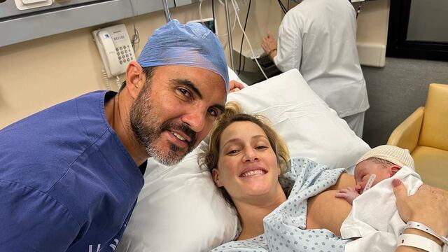 Cubero y Viciconte, aquí en una de las primeras imágenes de su hijo Luca, iniciaron su relación en febrero de 2018. (Instagram).