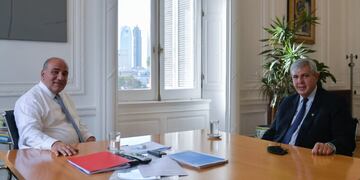 El vicegobernador Carlos Haquim se reunió en Buenos Aires con el jefe de gabinete Juan Manzur.