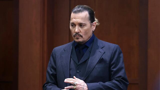 Johnny Depp en el juicio contra Amber Heard por difamación