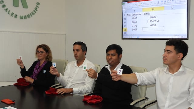 Se realizó el sorteo entre los contribuyentes que hicieron el pago anual de tasas.