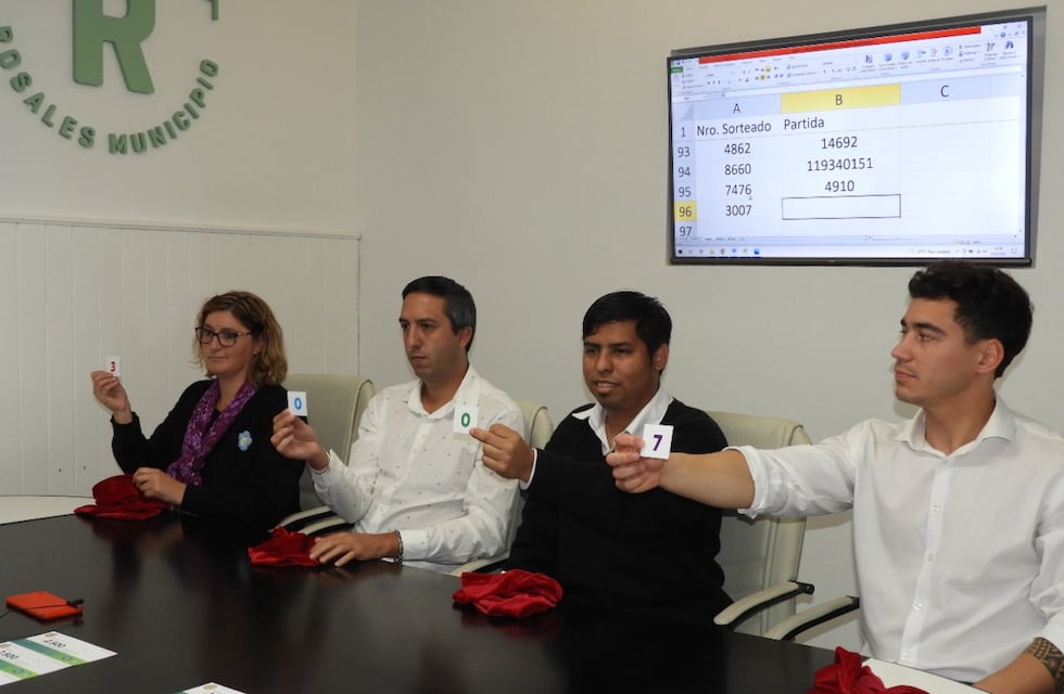 Tasas Municipales: se realizó el sorteo entre los contribuyentes que optaron por el pago anual