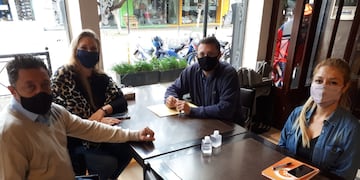 Marcelo Trigueros, Verónica Geese, Lisandro Mársico y Carla Boidi analizaron la situación de la ley de biocombustibles