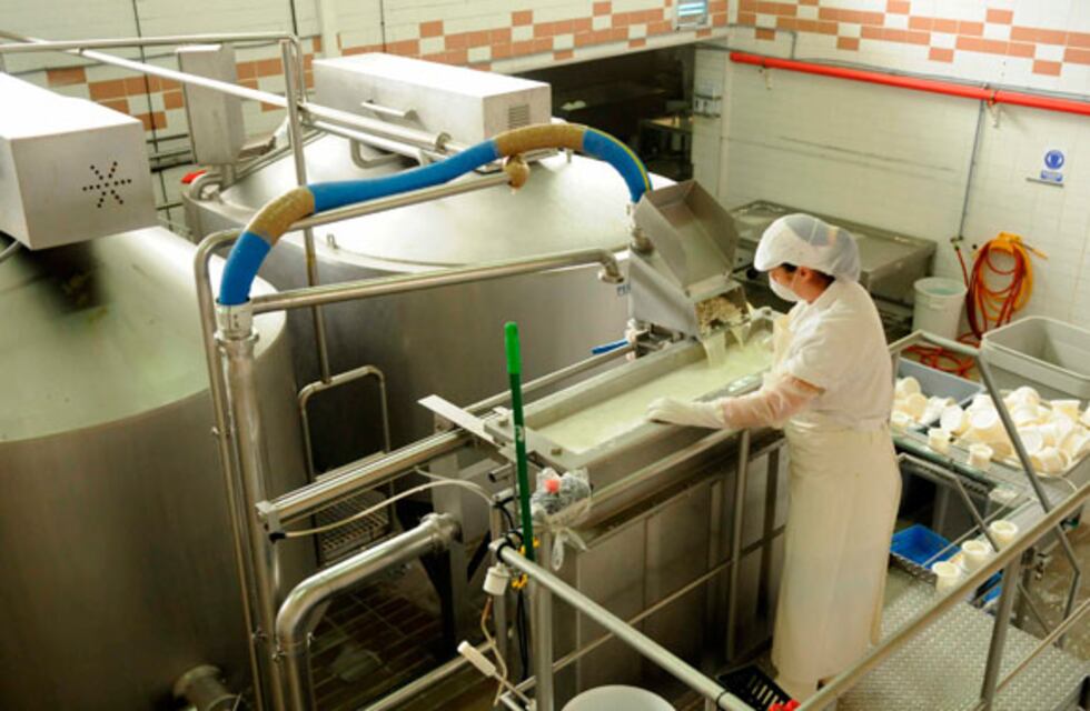 Consumo anual lácteo vs. la producción en el año 2020 en la Argentina