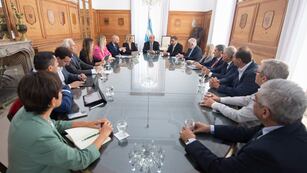 El Gobierno y algunas provincias analizaron los artículos sobre biocombustibles de la "ley ómnibus". (Presidencia)