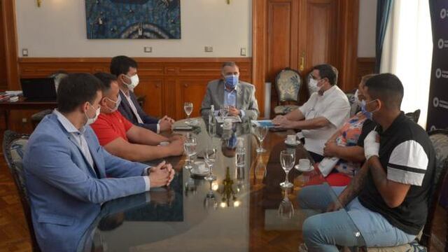 Jaldo recibió al cadete atacado.
