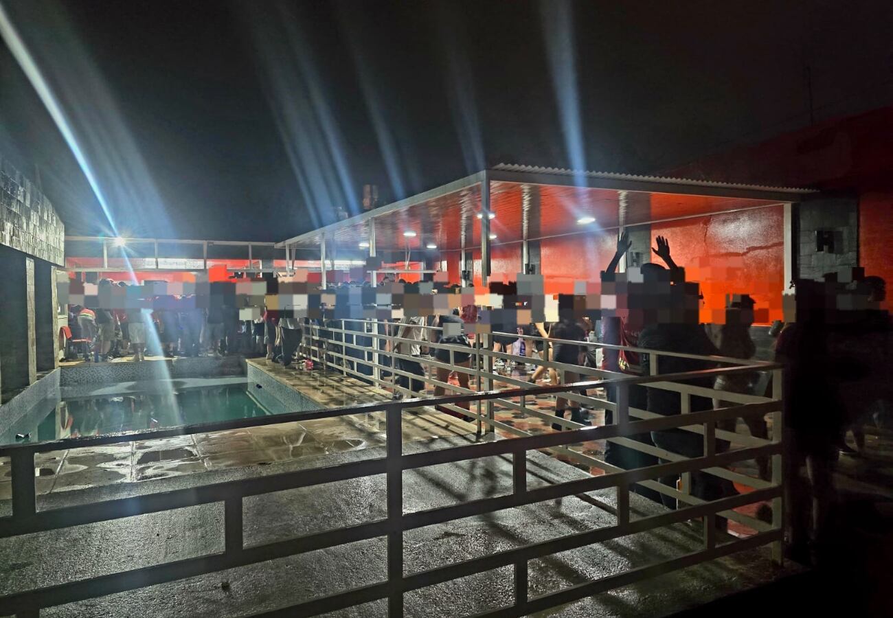 El predio que fue escenario de un evento clandestino en Córdoba.