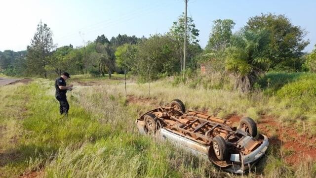 Despiste en General Alvear terminó con un conductor herido.