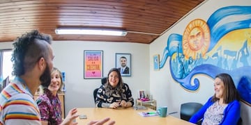 La Municipalidad recibió al grupo artístico “Sin Cordones”