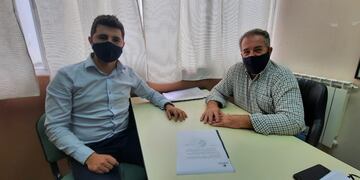 Juan Senn y Miguel Destéfanis presentaron un proyecto en conjunto