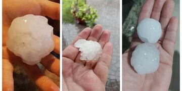Granizó en Rosario y alrededores