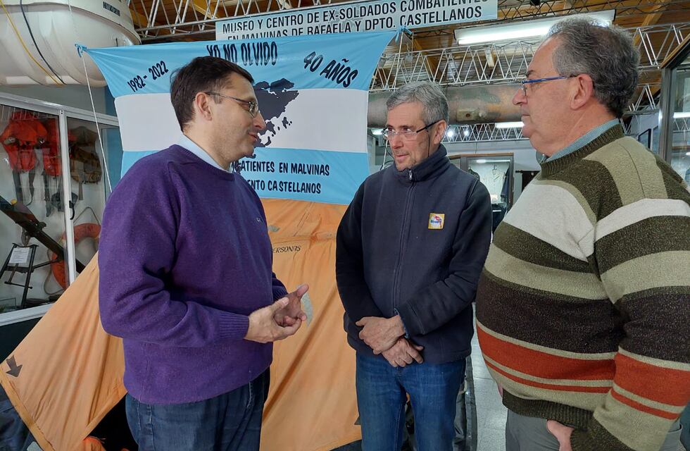 Miguel Destéfanis y Lisandro Mársico solicitan un  programa de visitas al museo de excombatientes de Malvinas