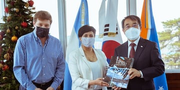 El Gobernador de Tierra del Fuego recibió al embajador de Corea del Sur